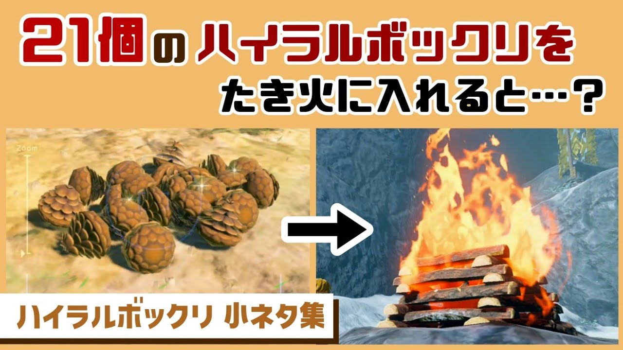 【ティアキン】21個のハイラルボックリをたき火に入れると大惨事に…！？ゲームに隠れた細かすぎる小ネタ集【ゼルダの伝説 ティアーズ オブ ザ キングダム】@レウンGameTV