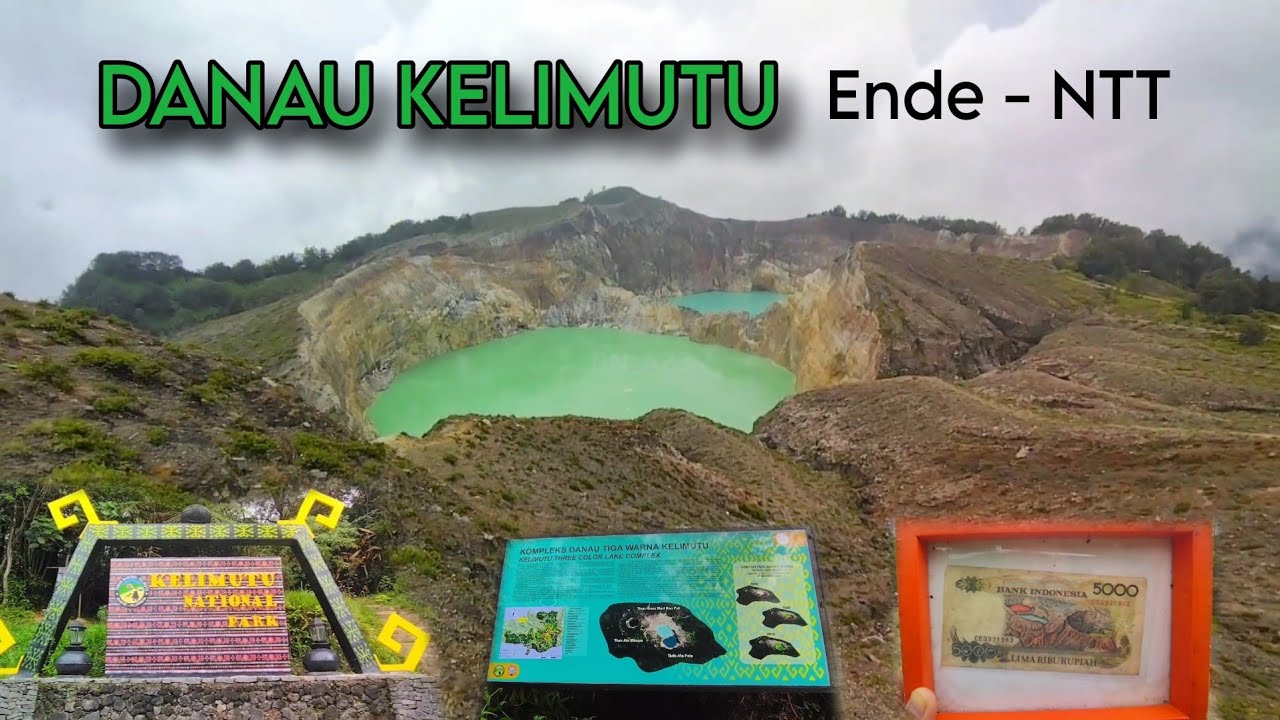 MENAKJUBKAN | KEINDAHAN DANAU KELIMUTU | DANAU TIGA WARNA | ENDE - FLORES NTT