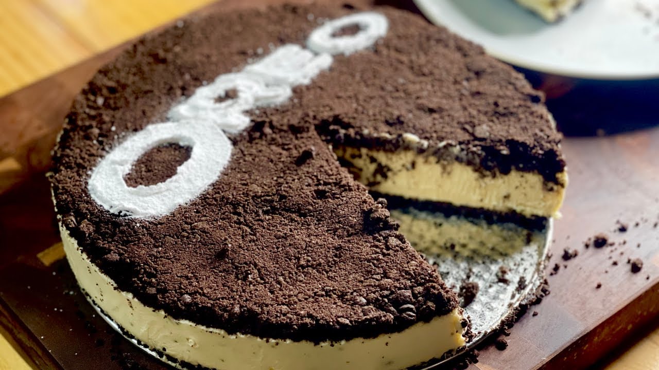 Easy No Bake OREO CREAM CHEESECAKE that tastes better than buying it!!