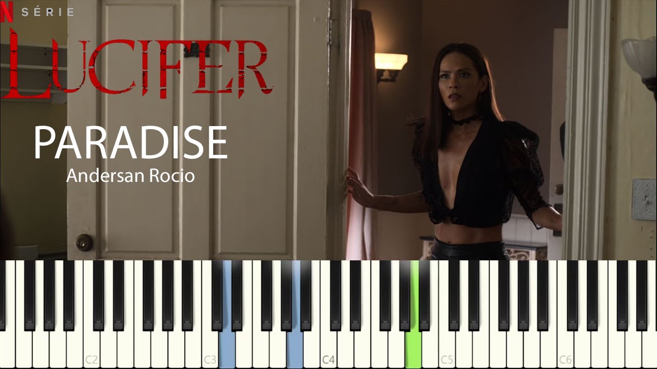 Lucifer - Paradise by Andersan Rocio || PIANO TUTORIAL || SHEET & MIDI