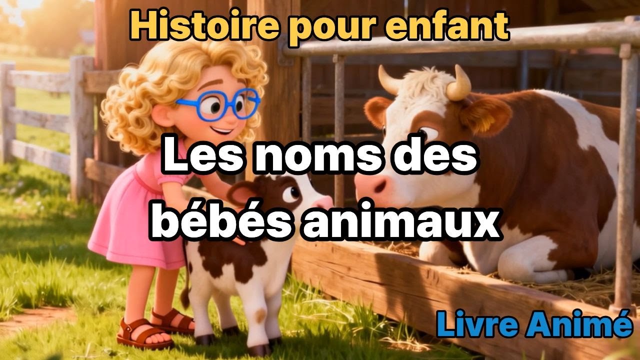 [ Histoire avant de dormir ]  Les noms des bébés animaux/Apprendre