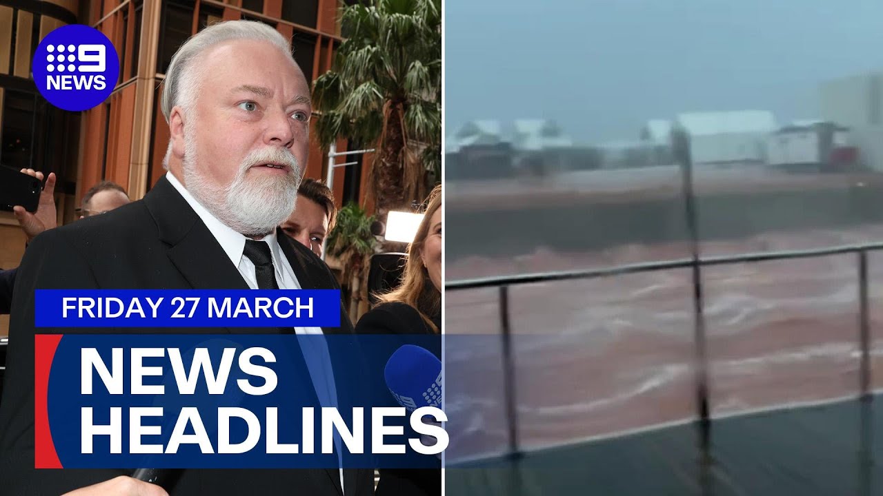Sandilands' bold declaration; Cyclone Narelle smashes WA | 9 News Australia