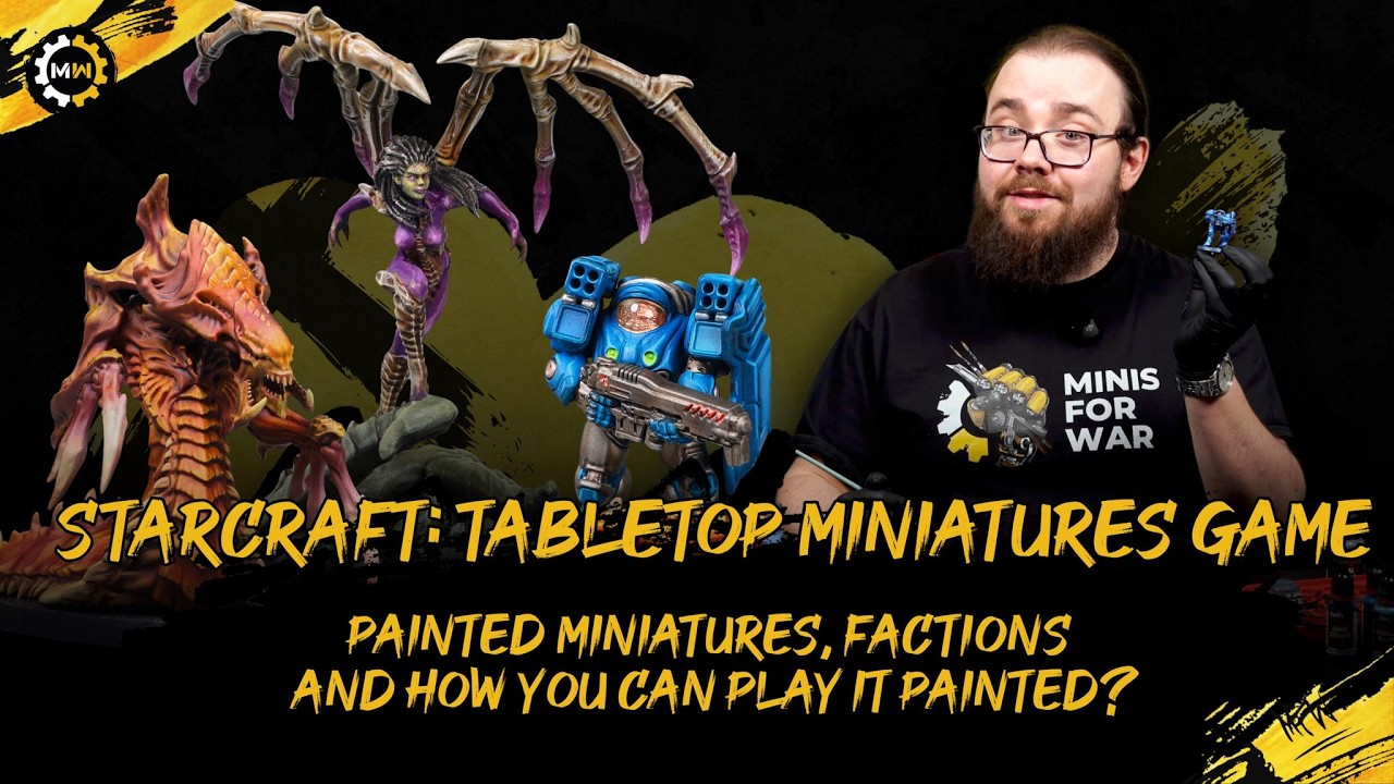 StarCraft: Tabletop Miniatures Game: Painted Miniatures, Factions and How You Can Play It Painted?