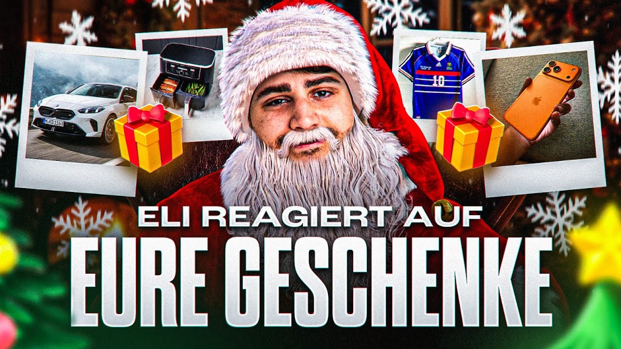 ELI reagiert auf EURE WEIHNACHTSGESCHENKE!🎁🎄