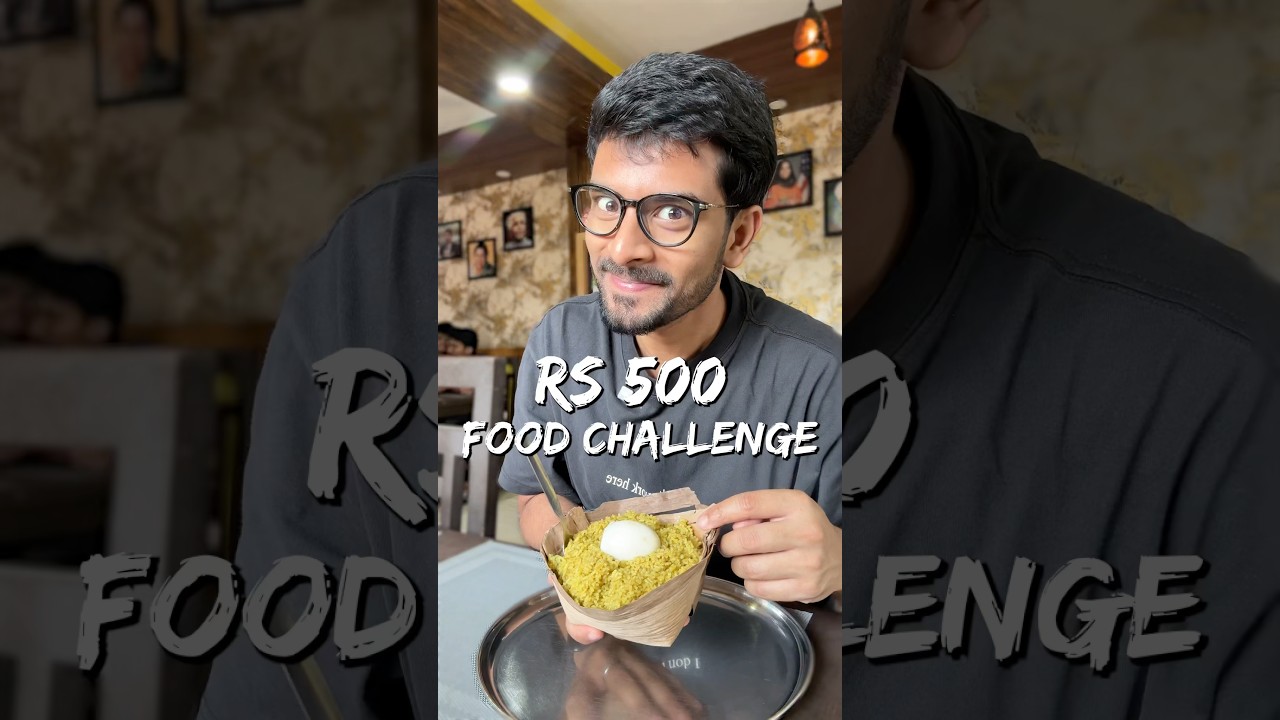 ₹500 For A 24-Hour Food Challenge In Bengaluru!! #Ad