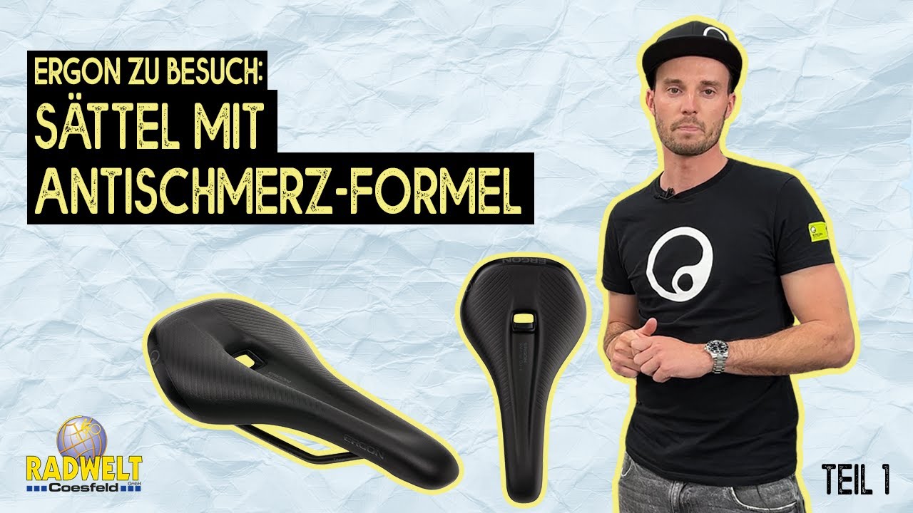 ERGON zu Besuch Teil 1 - Sättel mit Antischmerz-Formel ❌