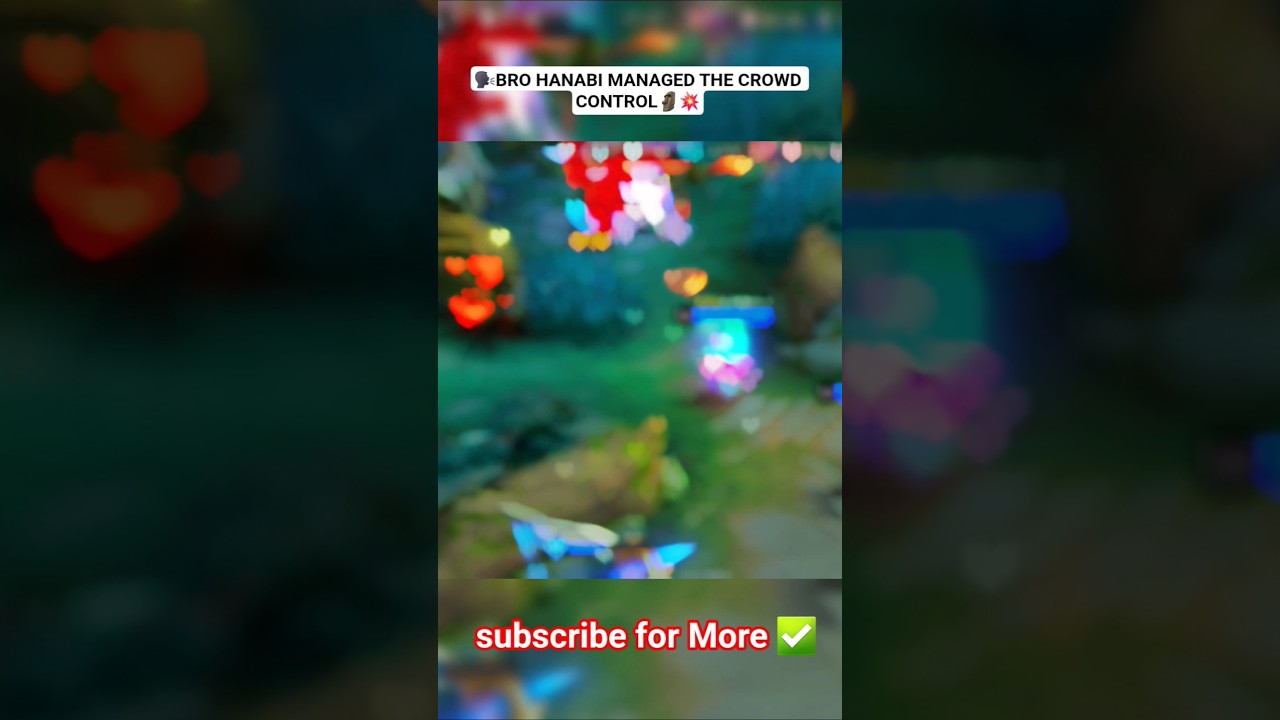 🗣HANABI MANAGED THE CROWD CONTROL IN MLBB HIGHLIGHTS FUNNY CLIPS 😁 🎮💥📹 