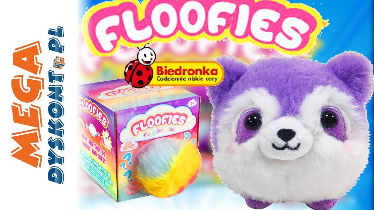 FLOOFIES pluszak 🦝 Biedronka 🐞 MegaDyskont