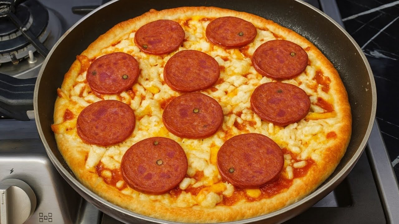 How to Make Pizza in 5 Minutes | No Oven No Knead Pizza