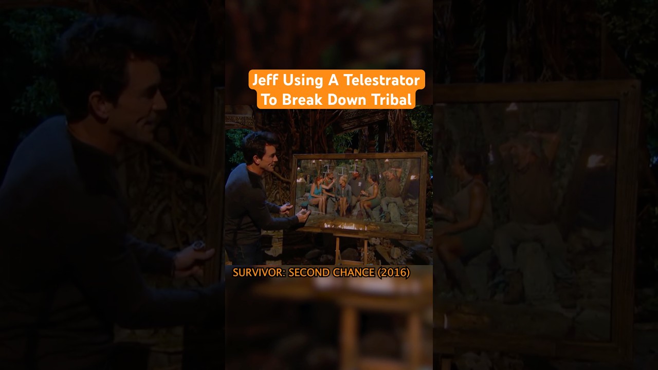 When Jeff Probst used a telestrator to break down an insane tribal council during season finale