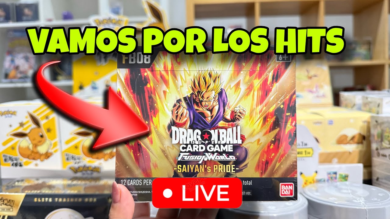 Abriendo la Booster Box de Saiyan's Pride y Pokemon