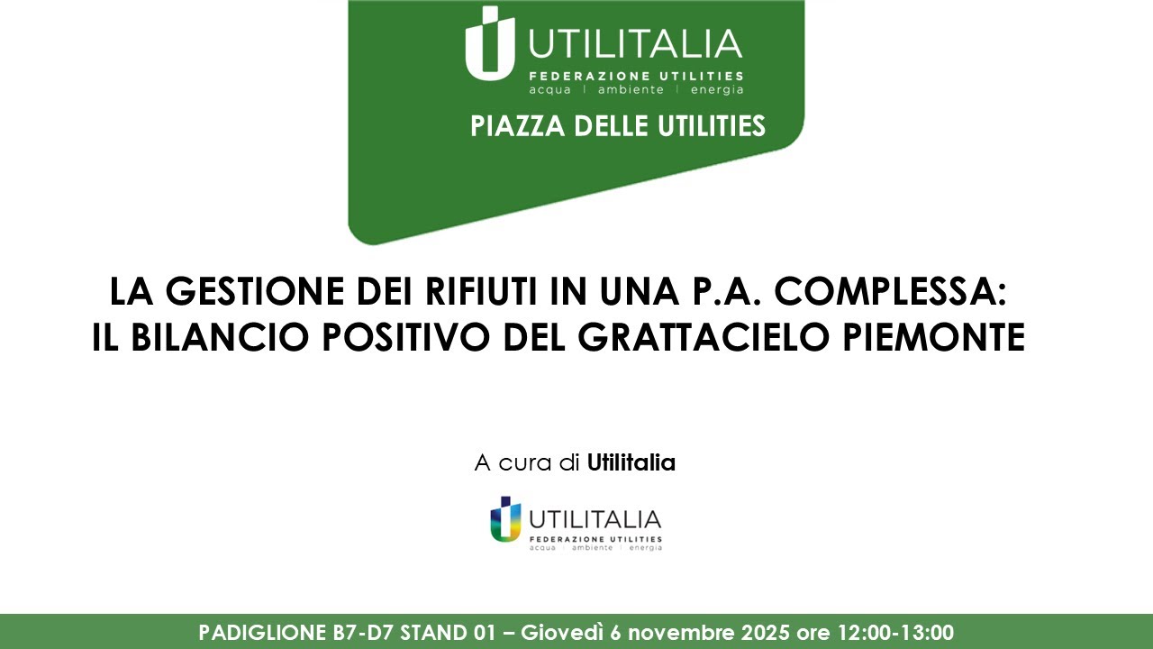 La gestione dei rifiuti in una P.A. complessa: il bilancio positivo del Grattacielo Piemonte