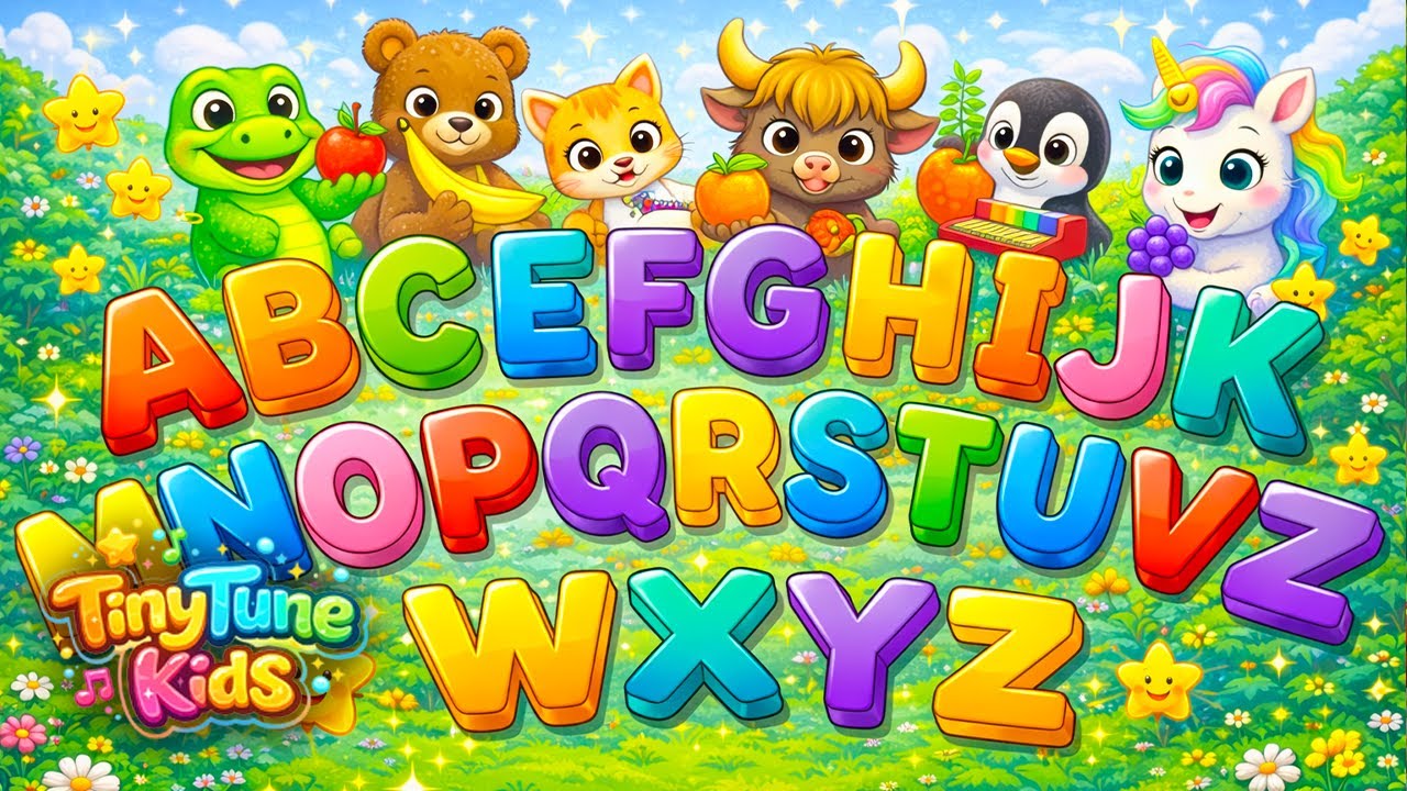 Learn Alphabet with Cute Animals | ABC Phonics Song for Kids