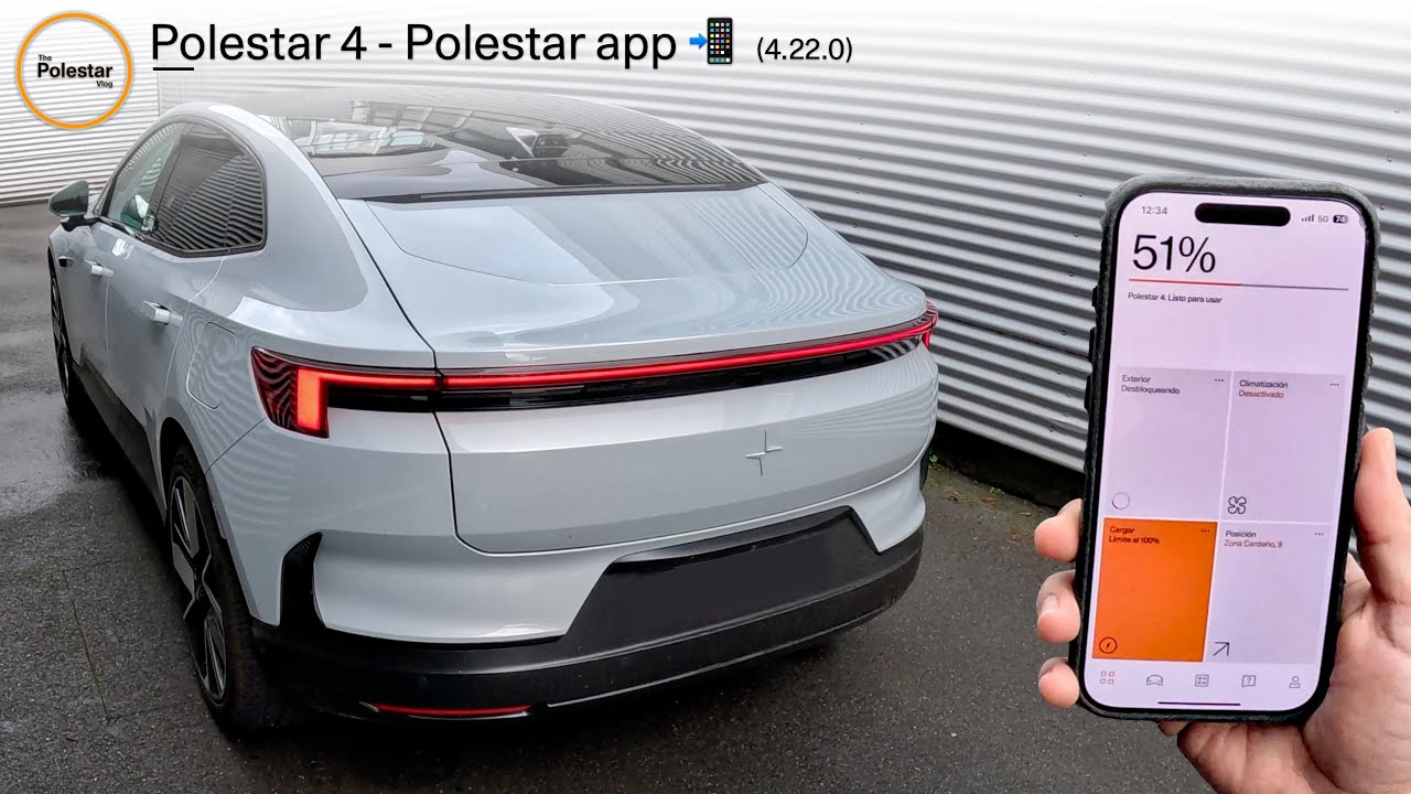 Polestar 4 - Polestar app || Aplicación para smartphone 📲