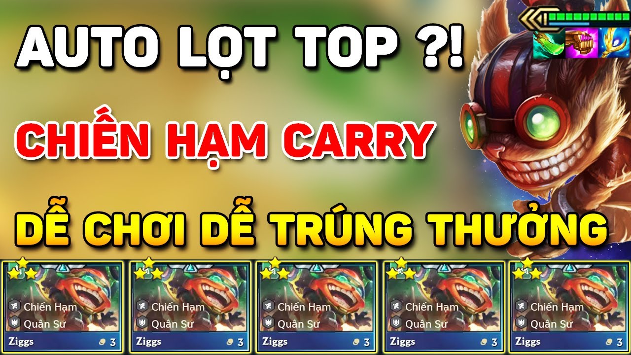 BÀI ĐẤU DỄ CHƠI DỄ TRÚNG THƯỞNG NHẤT HIỆN TẠI KHI AUTO LỌT TOP VỚI META CHIẾN HẠM CARRY ĐTCL MÙA 15