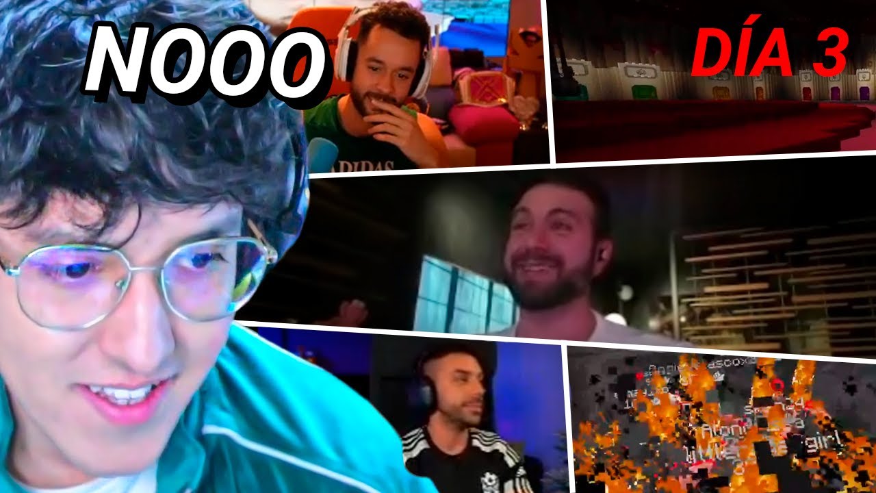 Soarinng REACCIONA a MUERTES de SQUID CRAFT GAMES 4 (D&Iacute;A 3)