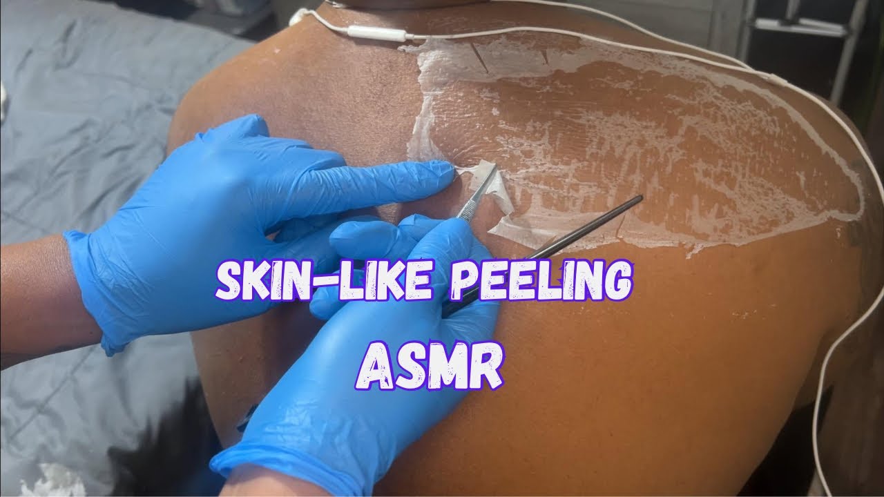 ASMR Skin-Like Peel | Slow Crisp Peeling Sounds