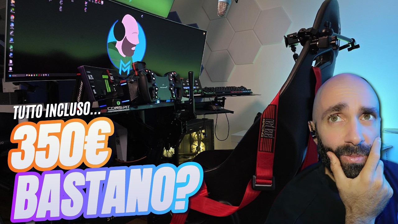 SIM RACING COMPLETO con 350&euro; (PC, volante e gioco inclusi)