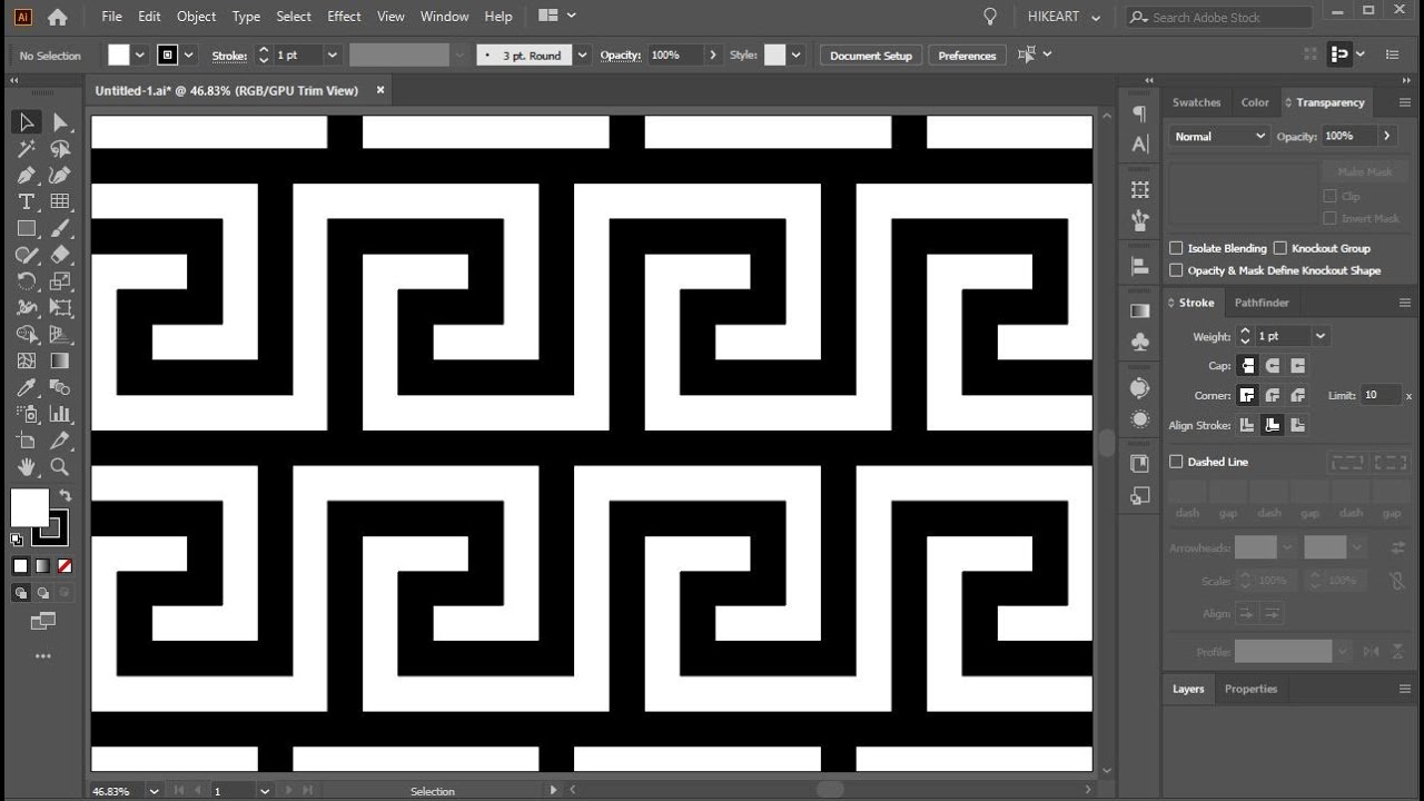How to Create a Meander Pattern in Adobe Illustrator