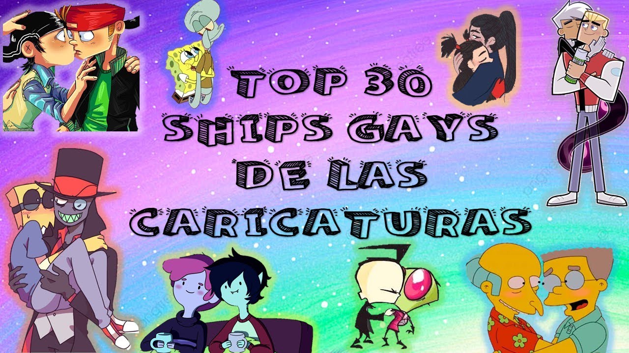 TOP 30 Shipeos Gays en las Caricaturas