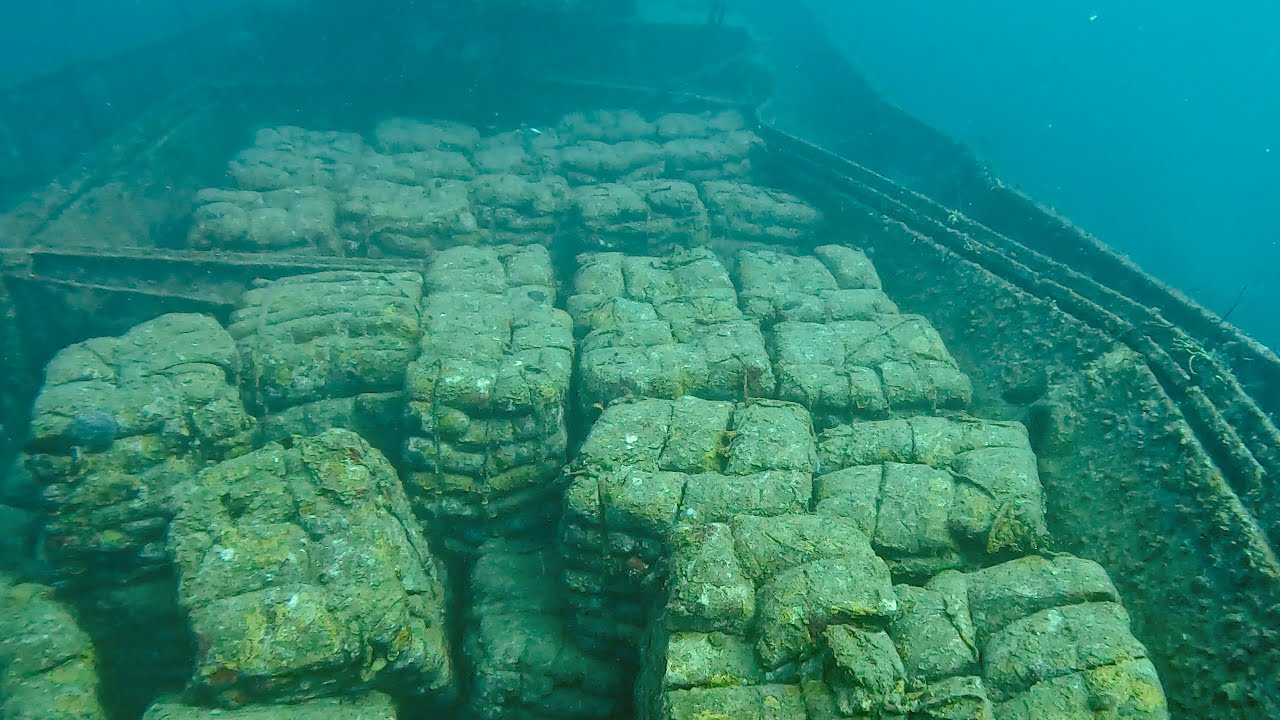 🚢 MV Shak’ Em - the cement bag shipwreck in Grenada 🇬🇩