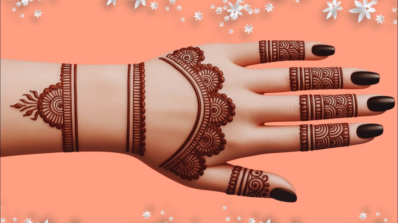 New Easy Jewellery Mehndi Design | Mehandi Ka Design | Mehndi Designs For Hands| Simple Henna Design