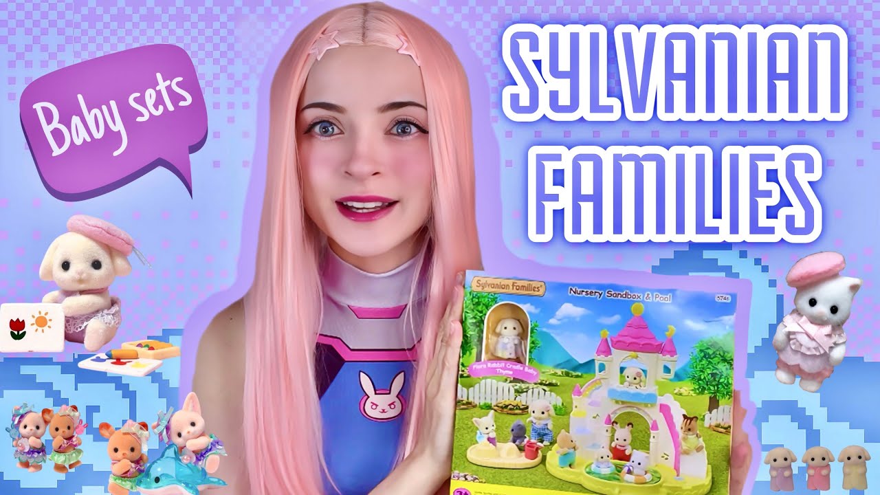 Sylvanian Families Nursery Sandbox & Pool unboxing| Demonsa