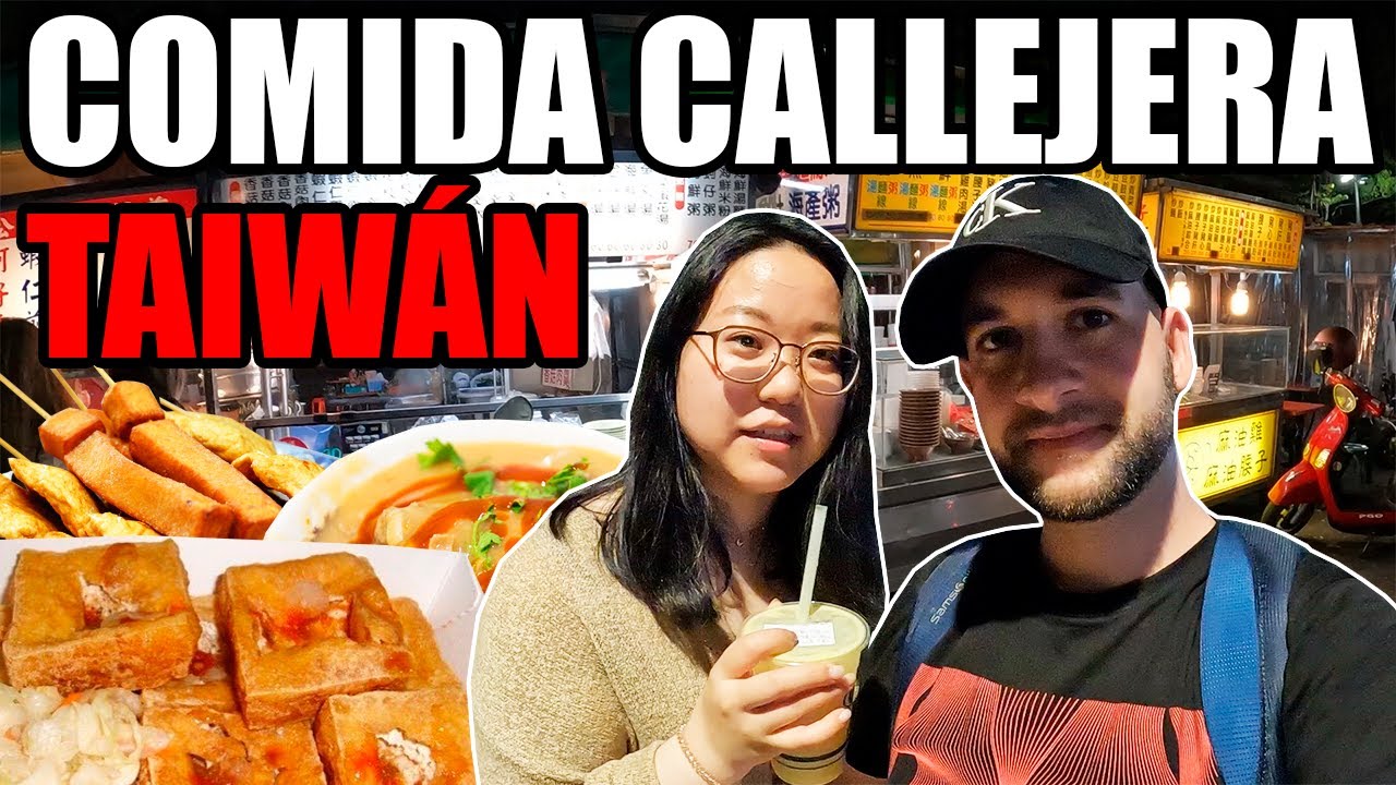 Probando COMIDA CALLEJERA en un MERCADO NOCTURNO en TAIWÁN *Esto es lo que puedes encontrar*