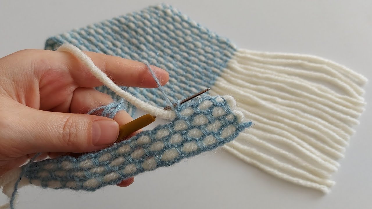 Yapımı kolay Tığ işi örgü etol şal battaniye flar modeli  how to crochet knitting