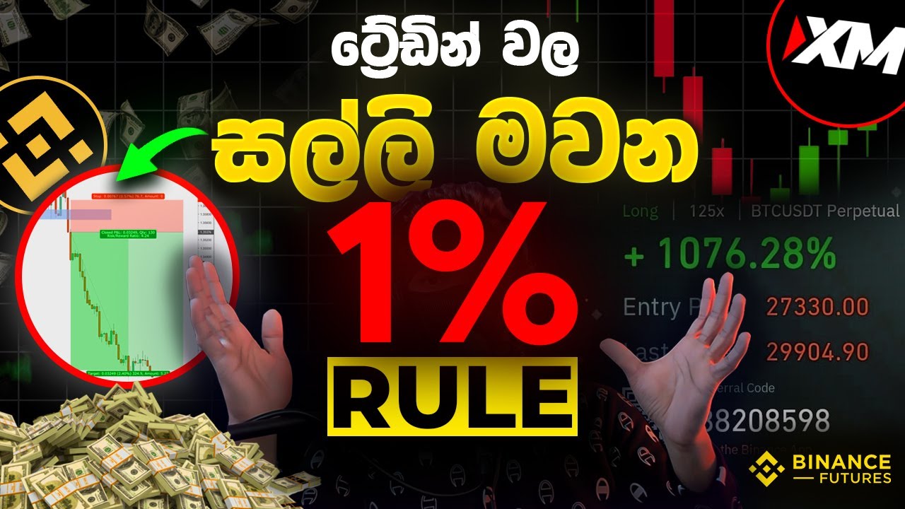 මේක නොදැන ප්‍රොෆිට් කරන්න බෑ | 1% Rule Trading Strategy