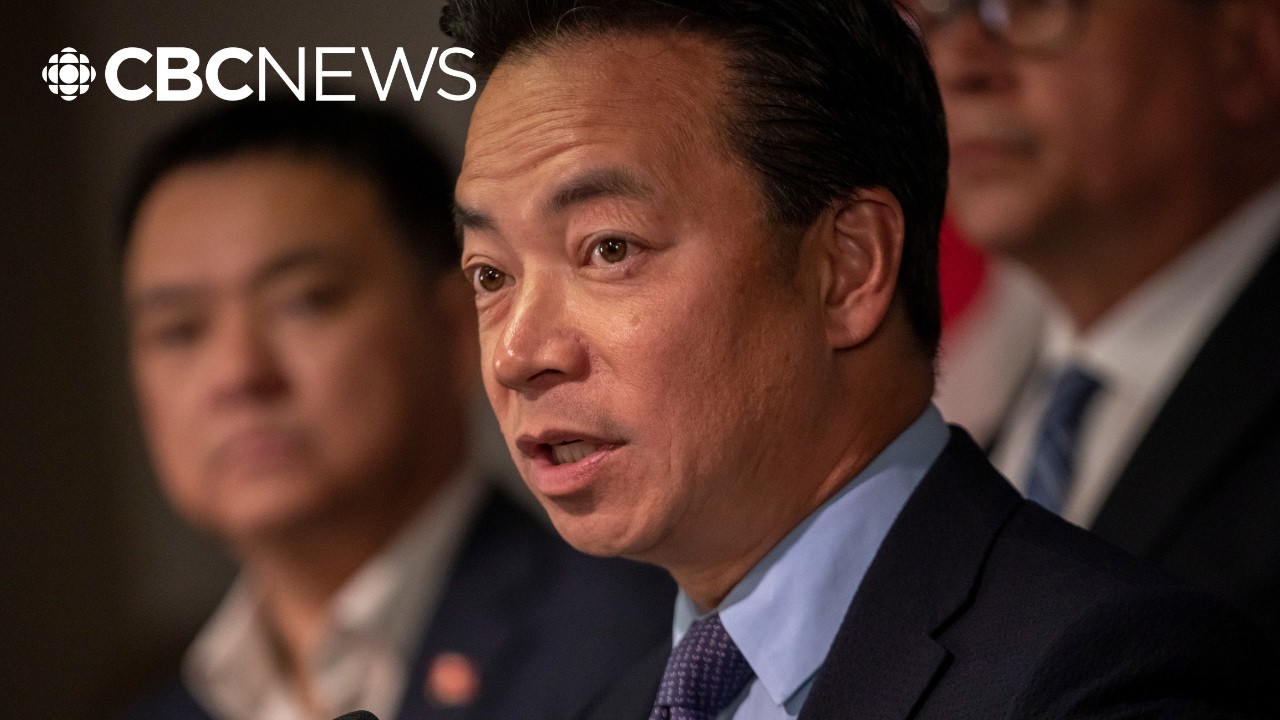 Vancouver Mayor Ken Sim holds news conference regarding comments about Coun. Sean Orr