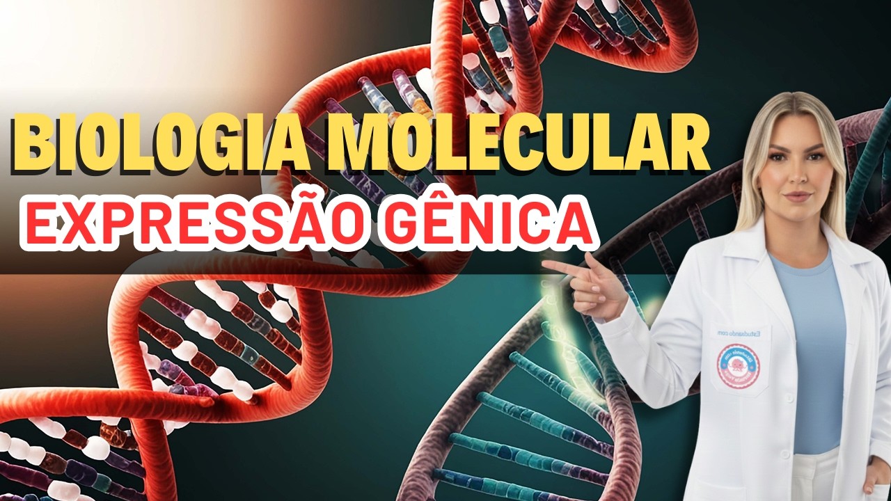 EXPRESSÃO GÊNICA DESCOMPLICADA 🧬 Como o DNA SE TORNA PROTEÍNA (sem decoreba!)