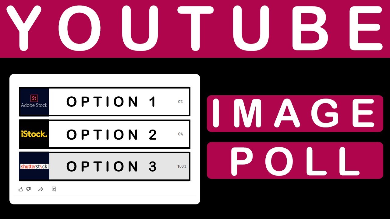 How to Create Image Poll in Youtube Community Tab