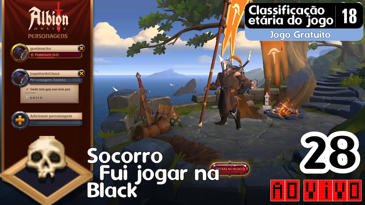 (Ep 27) Primeira live no continente Black do Albion Online: promessa é divida