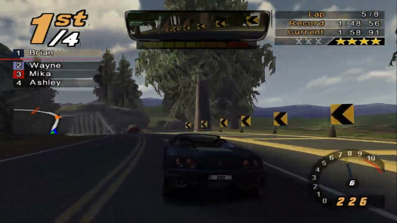 Need for Speed: Hot Pursuit 2, 8 Laps National Forest - Ferrari 360 Spider