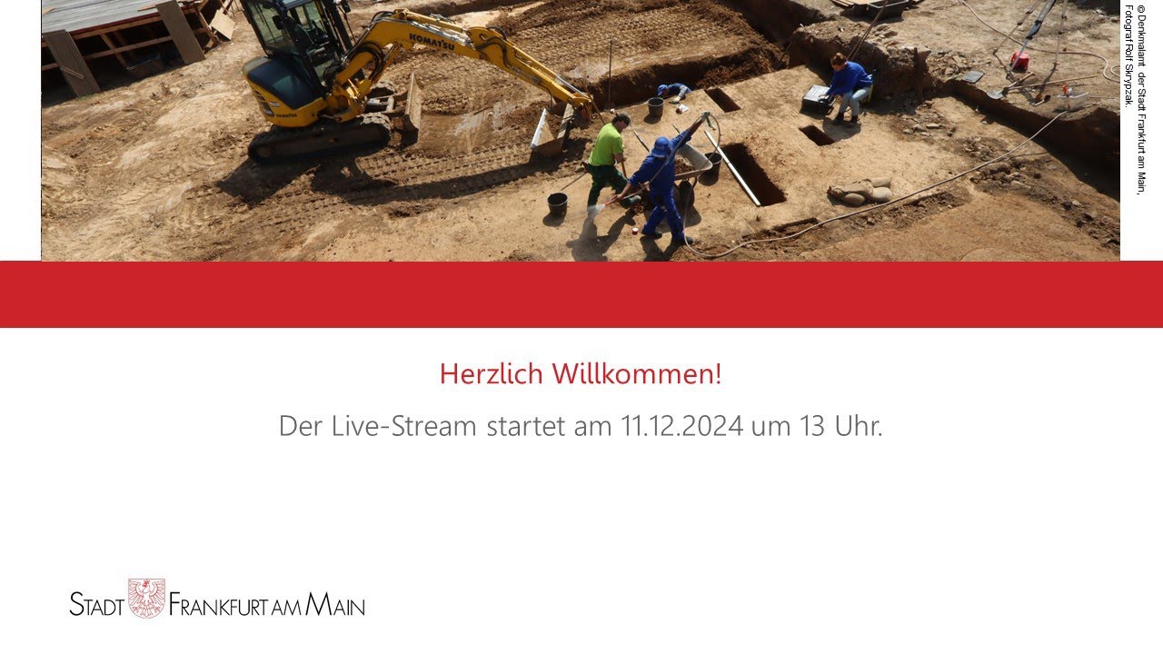 Pressekonferenz zur Vorstellung eines archäologischen Sensationsfundes