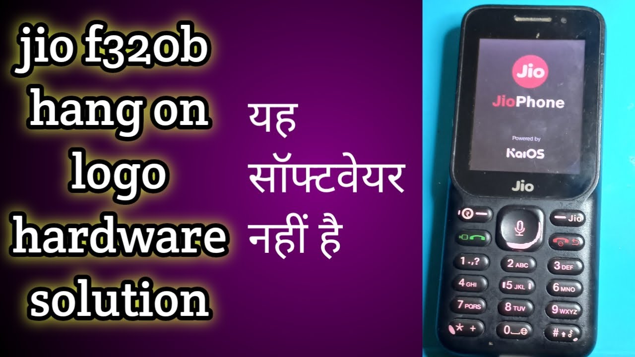 jio f320b hang on logo hardware solution || nikhil technical ||