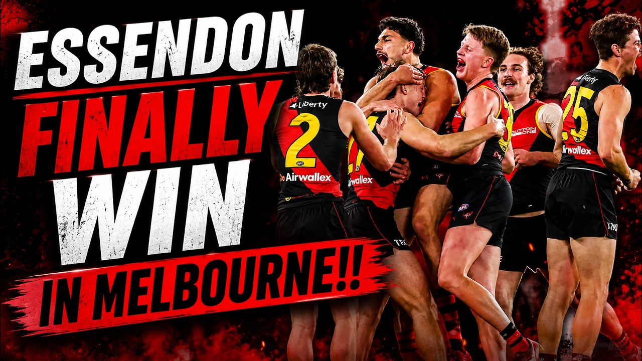 FINALLY! Essendon Break Their Melbourne Hoodoo | Bombers vs GWS Review