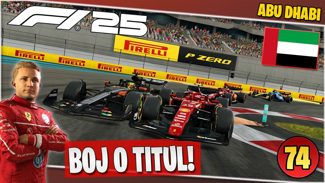 Rozhoduje sa o titule! Všetko alebo nič v Abu Dhabi! 🔥 | F1 25 Kariéra #74
