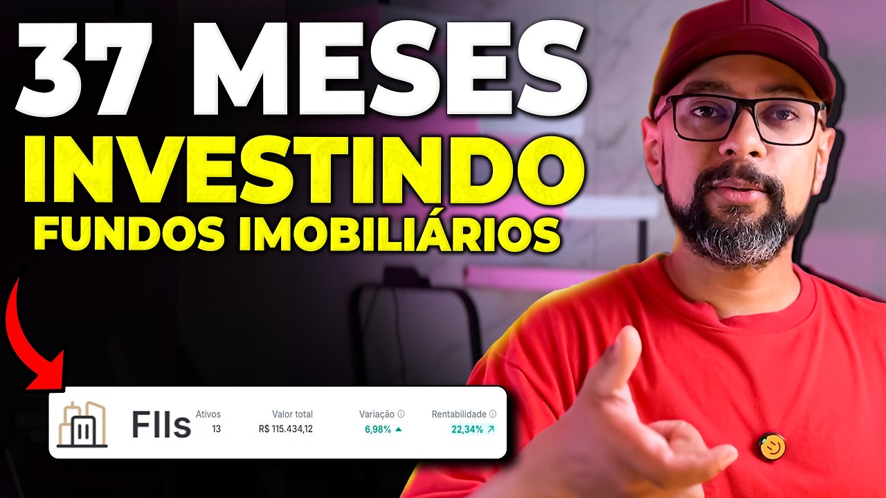 37 MESES investindo em FUNDOS IMOBILIÁRIOS (fiis) - valeu a pena ? QUANTO RENDEU ? 📈