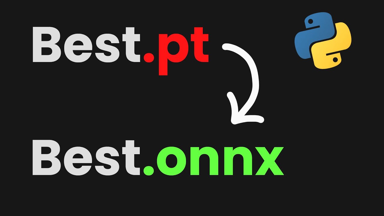 Как конвертировать модель Pytorch в ONNX | YoloV8