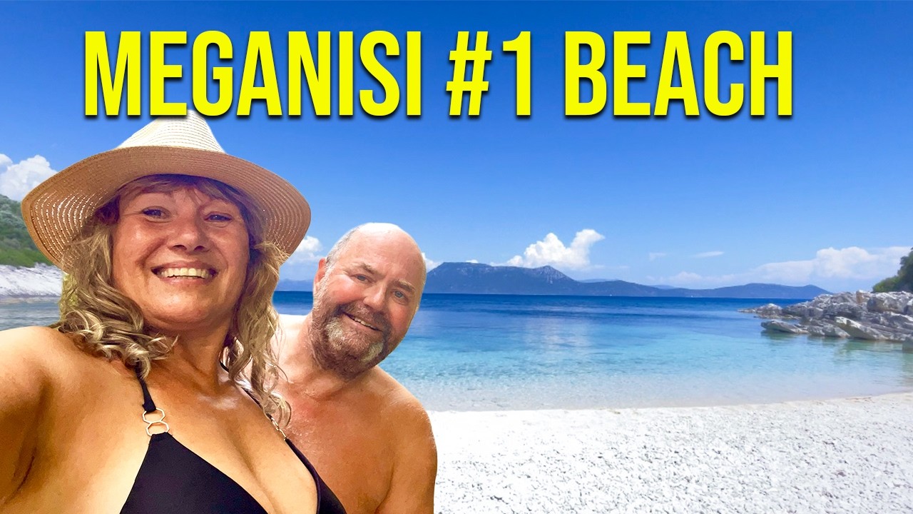 Meganisi #1 BEACH & Nidri WATERFALL hike :choosing the RIGHT marine engineer