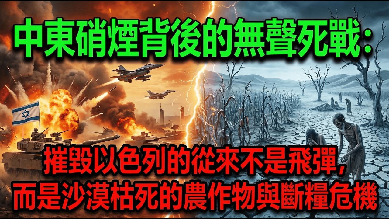 鐵穹攔得住飛彈，卻攔不住飢餓！以色列死穴曝光