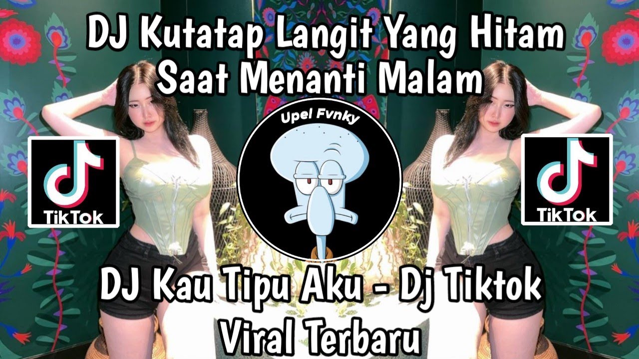DJ KUTATAP LANGIT YANG HITAM SAAT MENANTI MALAM - DJ KAU TIPU AKU - DJ TIKTOK TERBARU