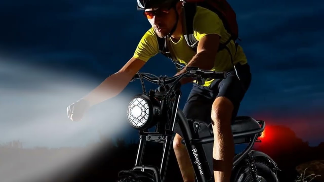⚡🚲 Riding'times 31.2AH Electric Moped Style Bike | Power & Range for Every Ride!