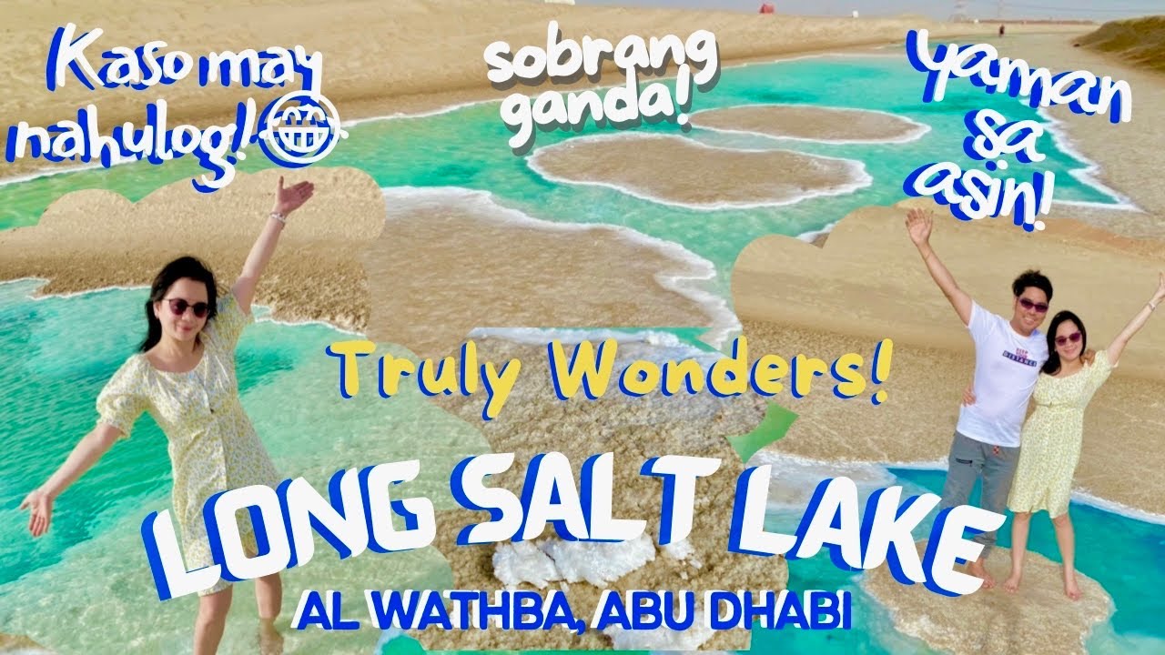 VLOG #65: Best Salty Getaway!| Breathtaking Abu Dhabi Long Salt Lake| Visited one of the UAE Wonders