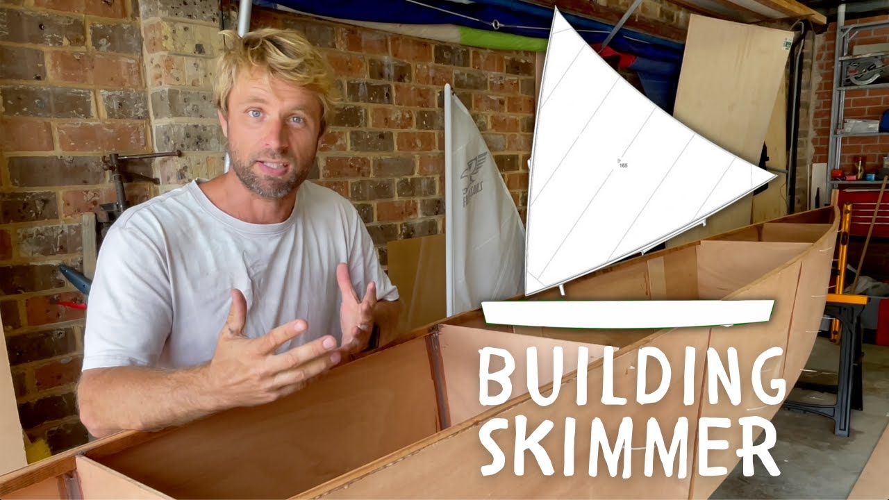 Building Skimmer Ep 11 - Stitching a catamaran hull together