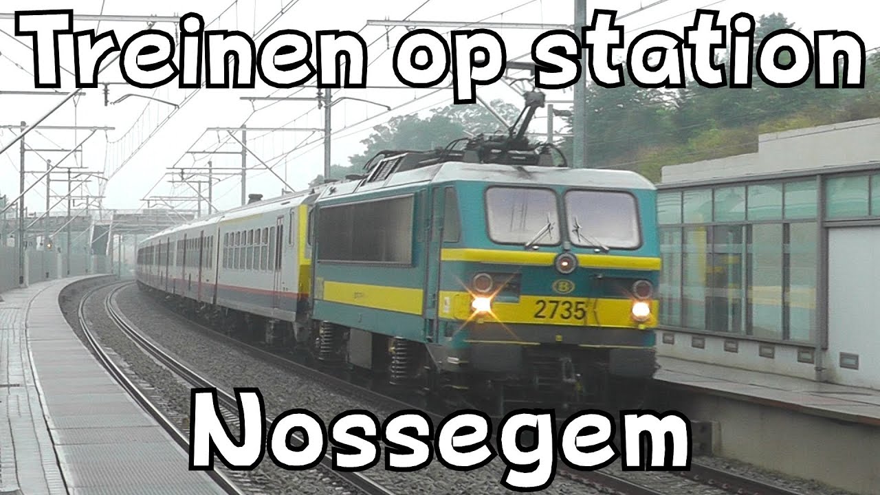 Treinen op station Nossegem