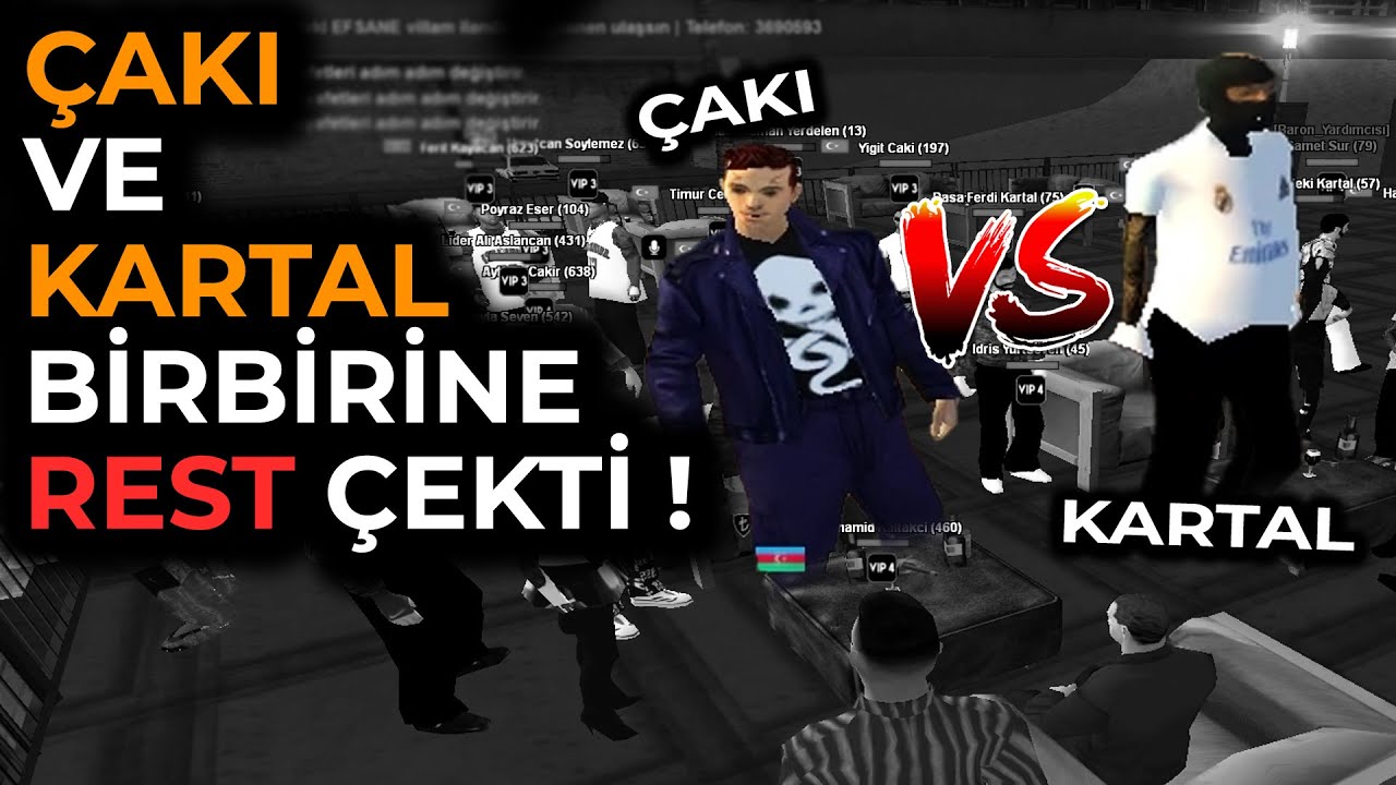 Janti Roleplay - ÇAKI VE KARTAL BİRBİRİNE REST ÇEKTİ !