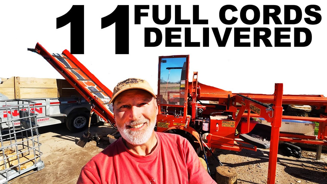 11 FULL CORDS OF FIREWOOD DELIVERED...a $3,200 sale!